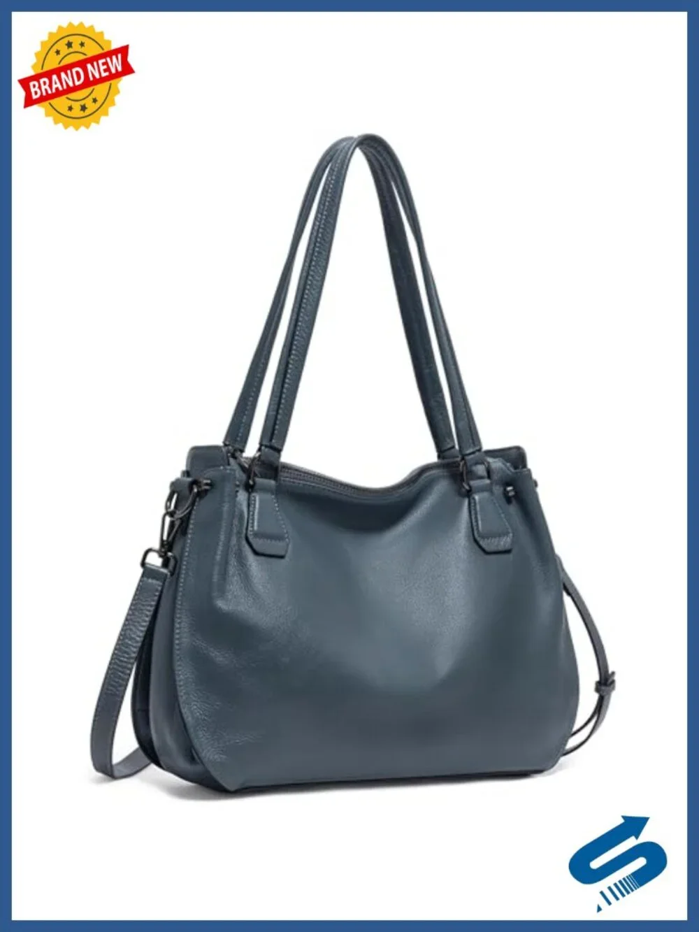 Genuine Leather Hobo Bag Crossbody Shoulder Satchel Handbag
